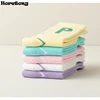 Horetong 5 Pairs/Lot Children's Fashion Letters For Girls Kids Autumn Comfortable Sports Casual School Cotton Middle Tube Socks 6
