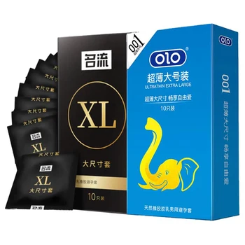 55/56mm Condoms Extra Large More Lubricant Thin Fitter Sex Toys Penis Sleeve for Penis Cock Goods for Adults Intimate Goods 1