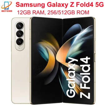 Samsung Galaxy Z Fold4 Fold 4 5G F936B Global Version 7.6" AMOLED 12GB RAM 256/512GB ROM Snapdragon NFC 99% New Cell Phone