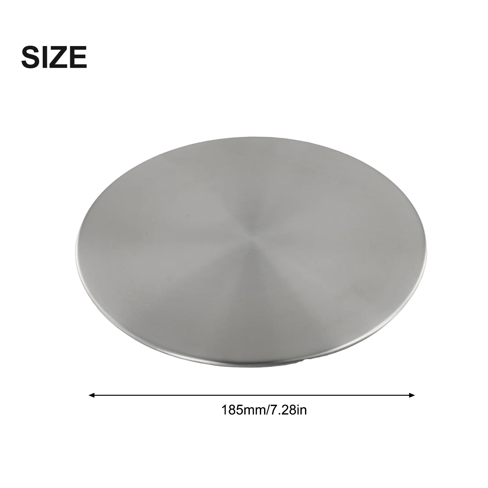 

1pc 185MM Kitchen Sink Decorative Cover Drain Stopper For Sink Bowl Stainless Steel Jumbo Waste Lid Easy Cleaning