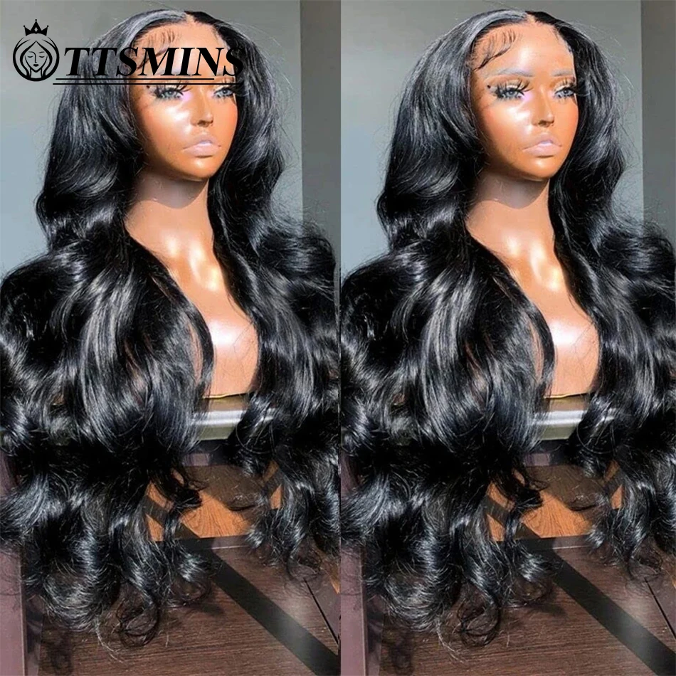 

5x5 Glueless Body Wave Wig No Glue Pre Plucked Pre Cut for Beginners Natural Wave Human Hair 13x4 Lace Front Closure Wigs 8"-34"