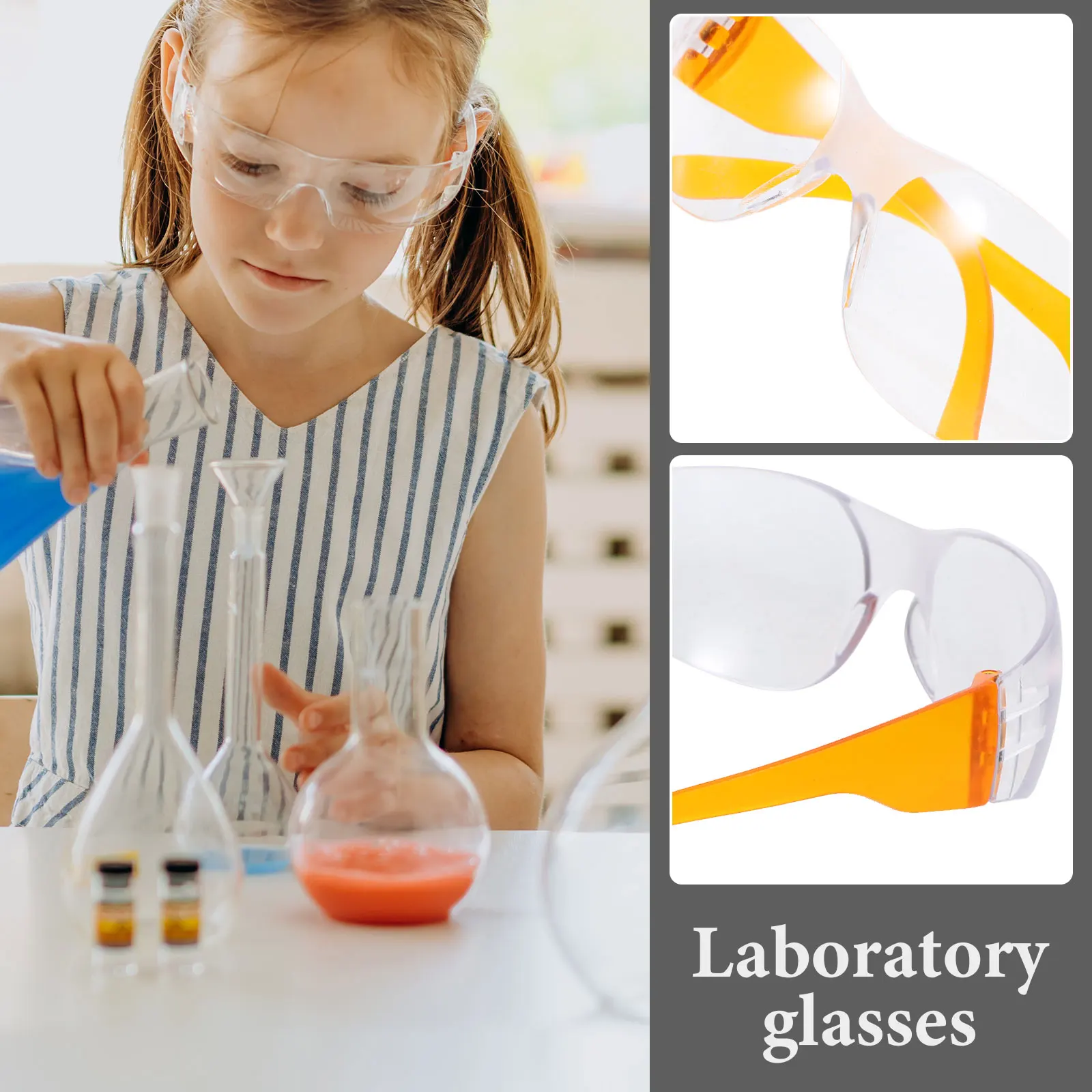 12pcs Kids safety Goggles Children Dust Protection goggle Cycling Climbing Hiking Windproof Goggles Anti-fog Laboratory Goggles 4