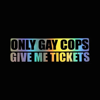 Funny "Gay Cops" Car Sticker 7