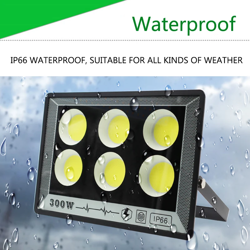 LED FloodLight 220V 50W 100W 200W 300W 500W Waterproof High Bright Outdoor Garden Projector Lighting Spotlight Wall Flood Lights led flood light