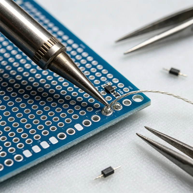 7x9cm 70x90 mm Blaue Doppelseitige Prototyp-Leiterplatte Universelle Leiterplatte Protoboard für Arduino 5 Stück