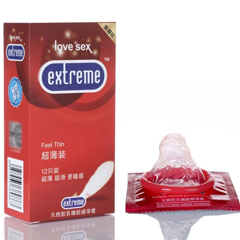 Men's Condoms 12PCS Sex Toys lubricante Penis Sleeve Sex Products Vaginal Stimulation Ultra Thin Spike Adult Supplies