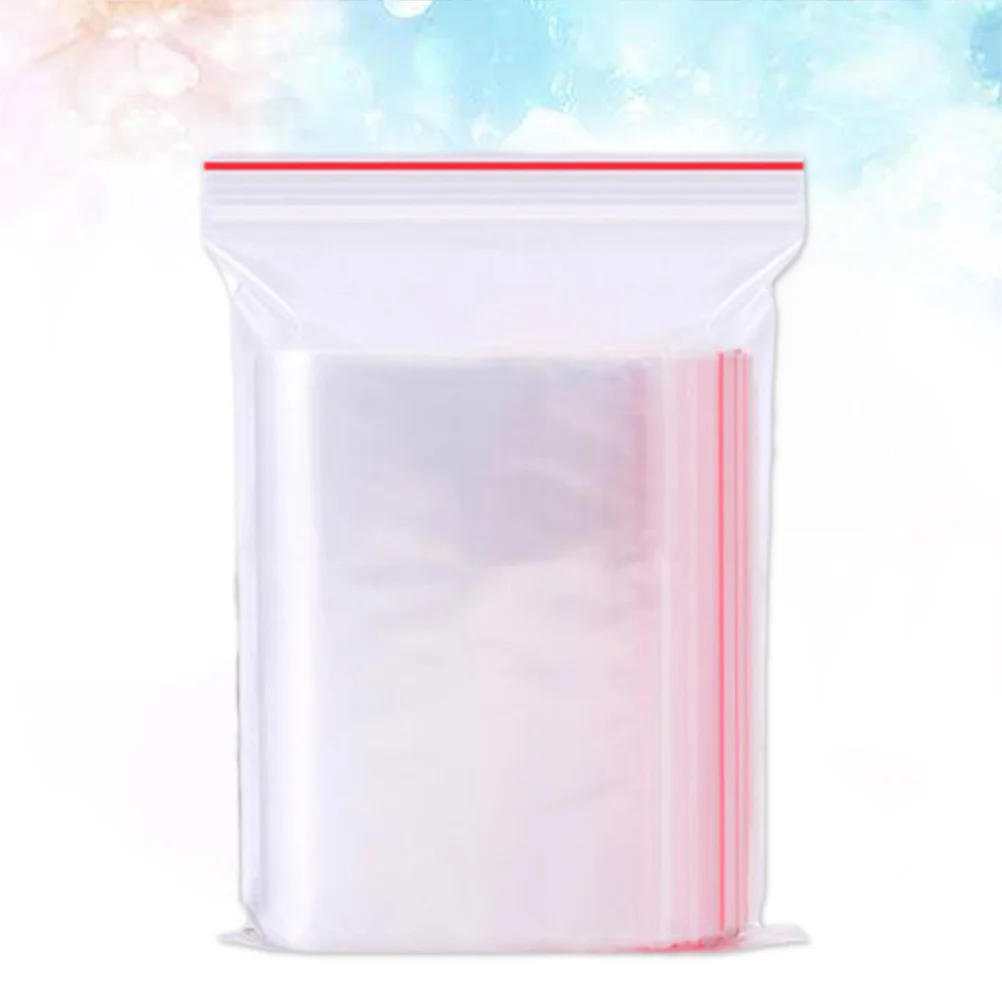 

Bags Bag Sealed Plastic Clear Zip Zipper Storage Sealing Reclosable Dispenser Transparent Mini Tiny 11X14 Waterproof Size Quart