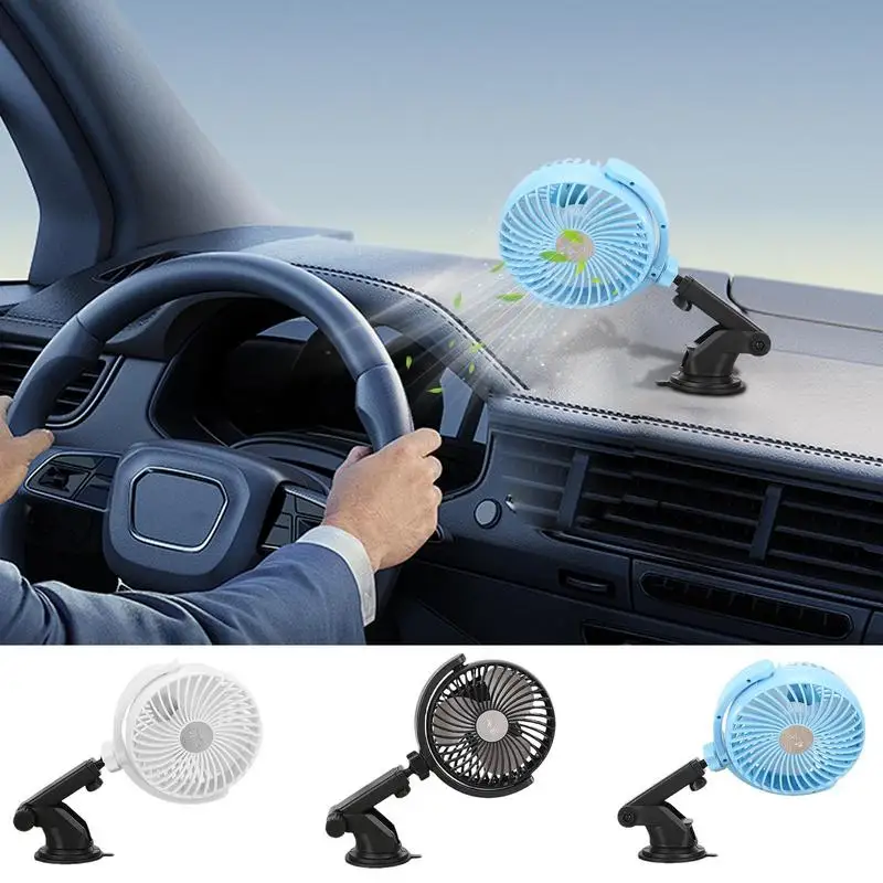 

Electric Fan Portable Cooling Air Fan Freshener Air Conditioner Ventilatore Cooler Multi-angle Adjustable 3 Speeds Small car Fan