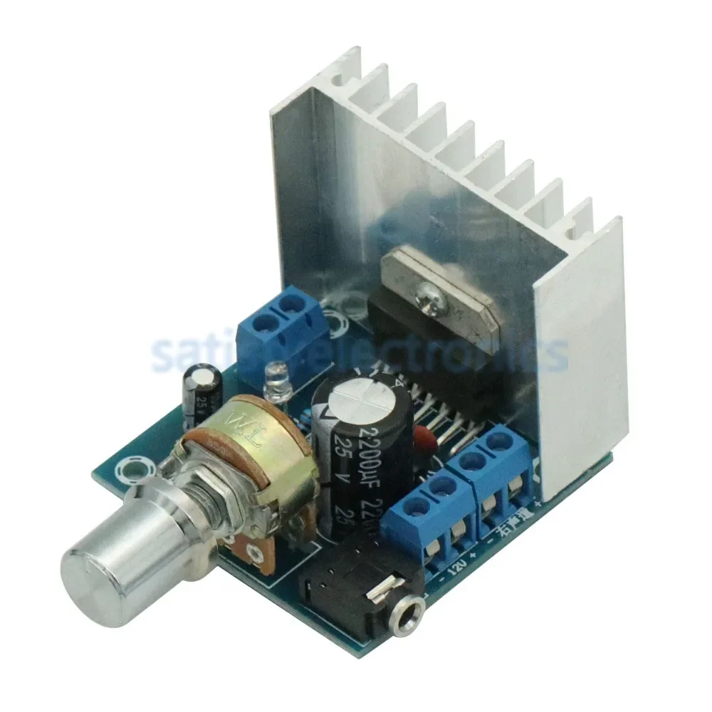 AC/DC 12V 2x15W TDA7297 Version B Amplifier Board Digital Audio Dual Channel Module 15W+15W Grade 2.0 Board