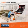 SucceBuy Foldable Basketball Arcade Game 2 Player Indoor Basketball Game Home Dual Shot Sport 4 Balls 8 Game Modes for Kid Adult