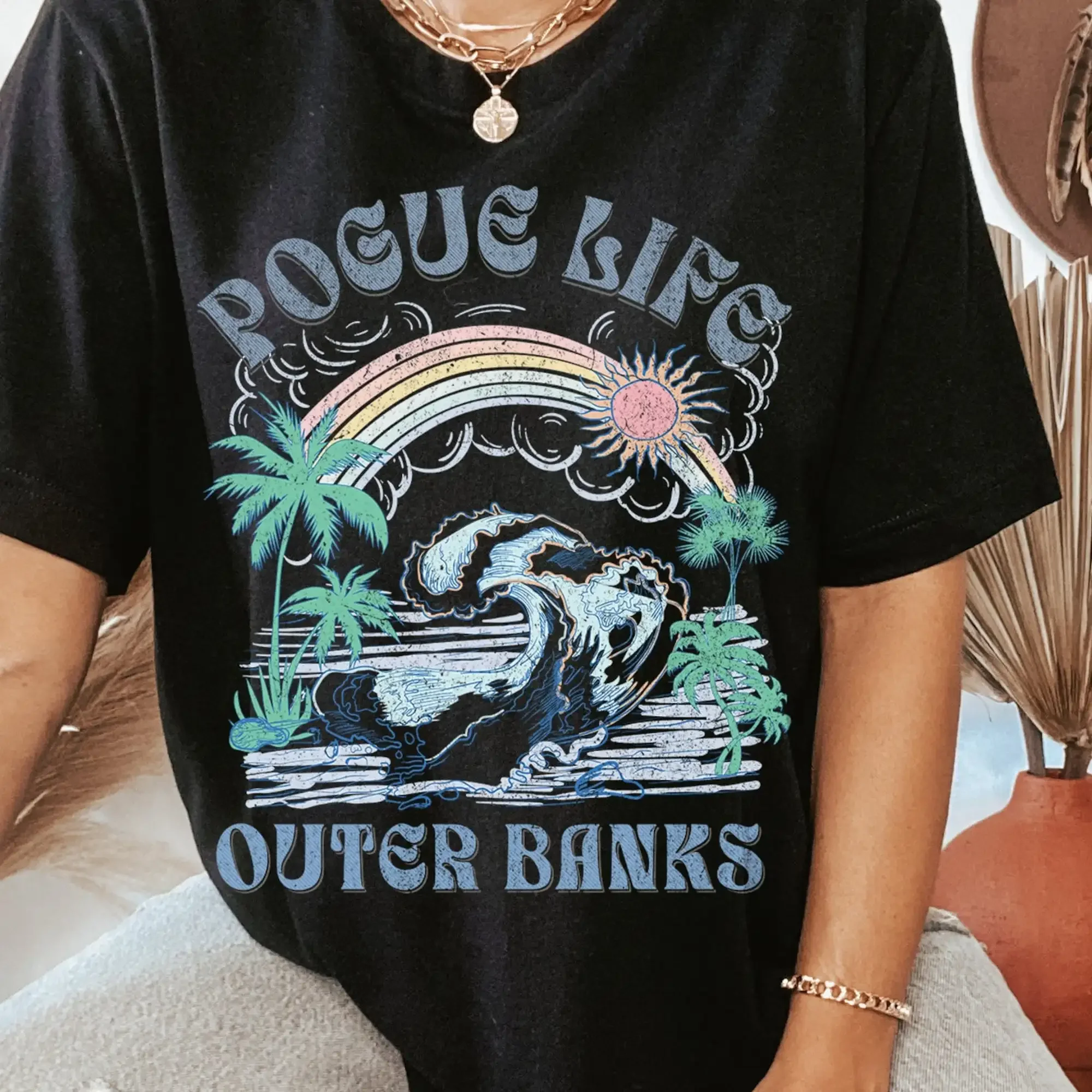 Pogue Life T Shirt Outer Banks Capispalla Mostra John B Fan Obx