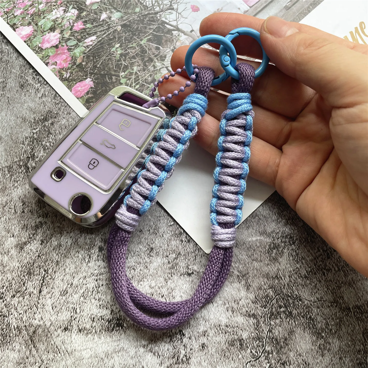 Cotton Wrist Strap Lanyard for Phone Accessories – Soft, Decorative Hanging Cord