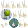 4/3/2/1PCS New Bird Food Holder Support Stainless Steel Parrot Fruit Vegetable Feeder Stick Toy 1