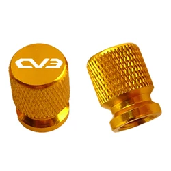 Aluminum Universal Motorcycle Tire Valve Cap (Gold)