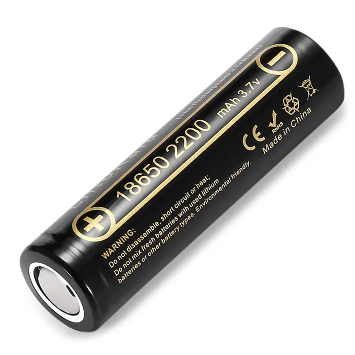 LiitoKala Lii-22A 3.7V 18650 Rechargeable Battery 2200mAh Real Capacity for Flashlight Toys Electric Toothbrush rechargeable lithium batteries