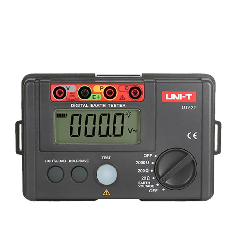 UT521/UT522 Grounding Resistance Tester Double Insulation Protection Lightning Rod Lightning Protection Detector