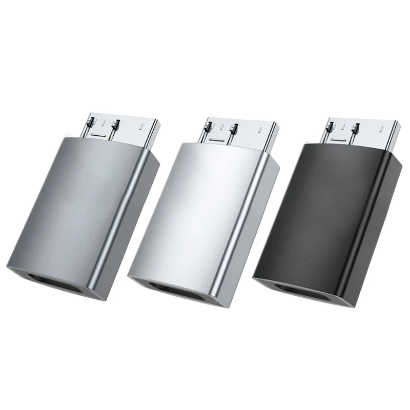 Адаптер USB C на Micro B. Высокоскоростная передача данных, алюминиевая конструкция, преобразователь адаптеров Type-c на USB3.0