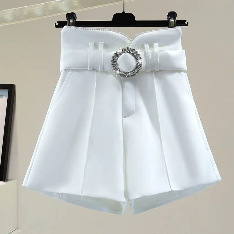 

Women Shorts Summer High Waist 2023 Indoor Outdoor Wide Leg Bottoms Femme Biker Shorts Korean Fashion Skirt