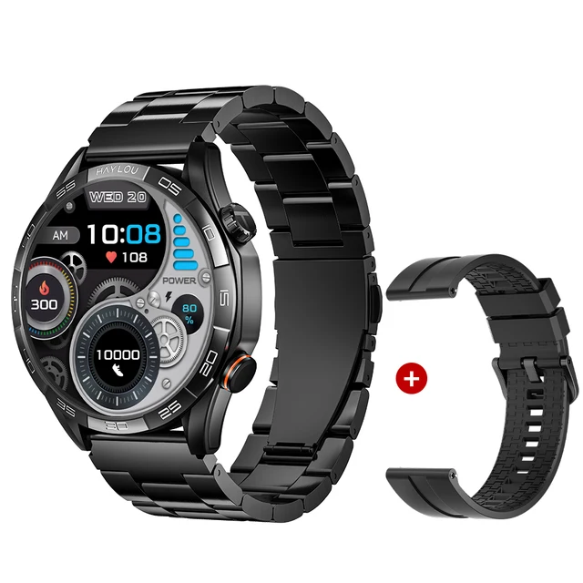 HAYLOU Solar 5 Voice Calling Smartwatch 1.58'' AMOLED Display 60Hz Smart Watch 24H Health Monitoring Sports Smartwatch for Men 14
