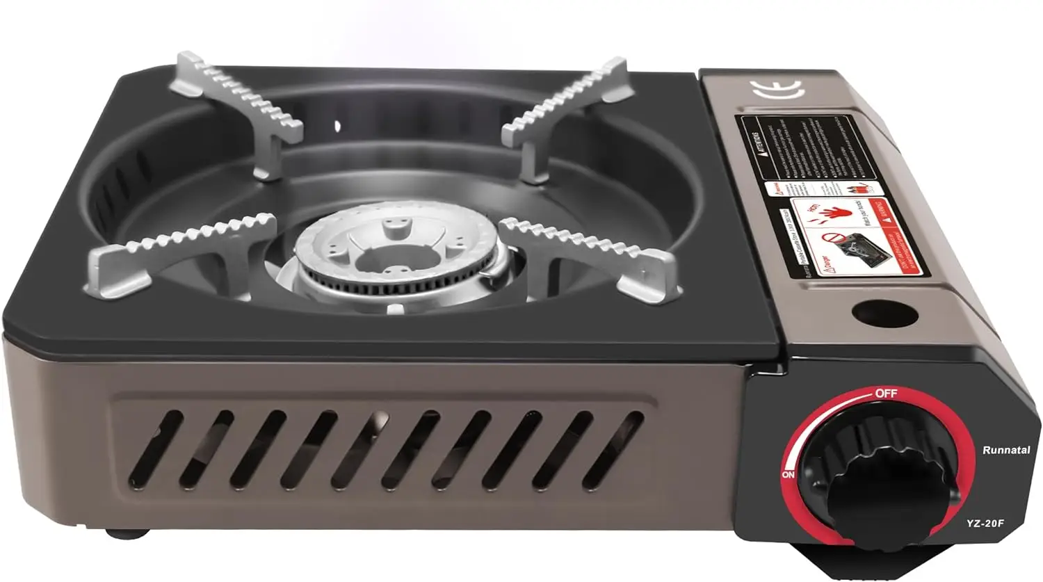 

Портативная туристическая плита, аналогичная ветрозащитная плита для кемпинга высокой мощности 3300 Вт, устойчивая к высоким температурам, идеально подходит для кемпинга