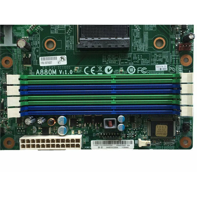 100% Working Desktop Motherboard For lenovo ThinkCentre A63 M77 A880M V1.0 03T6227 RS880PM-LM System Board Fully Tested
