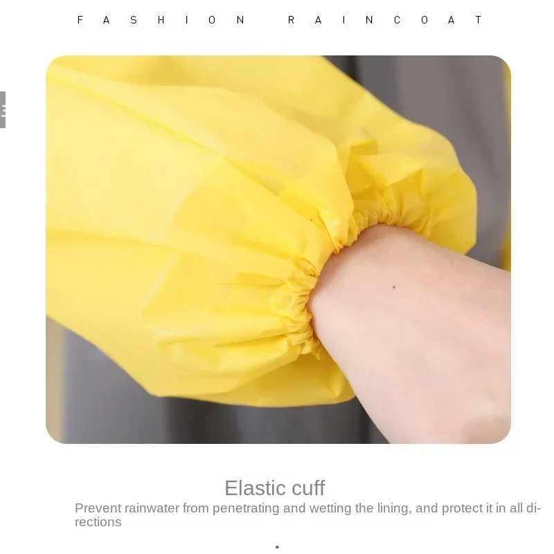 Outdoor Waterproof Raincoat Stitching Pattern Men's and Women's Hooded Travel Fishing