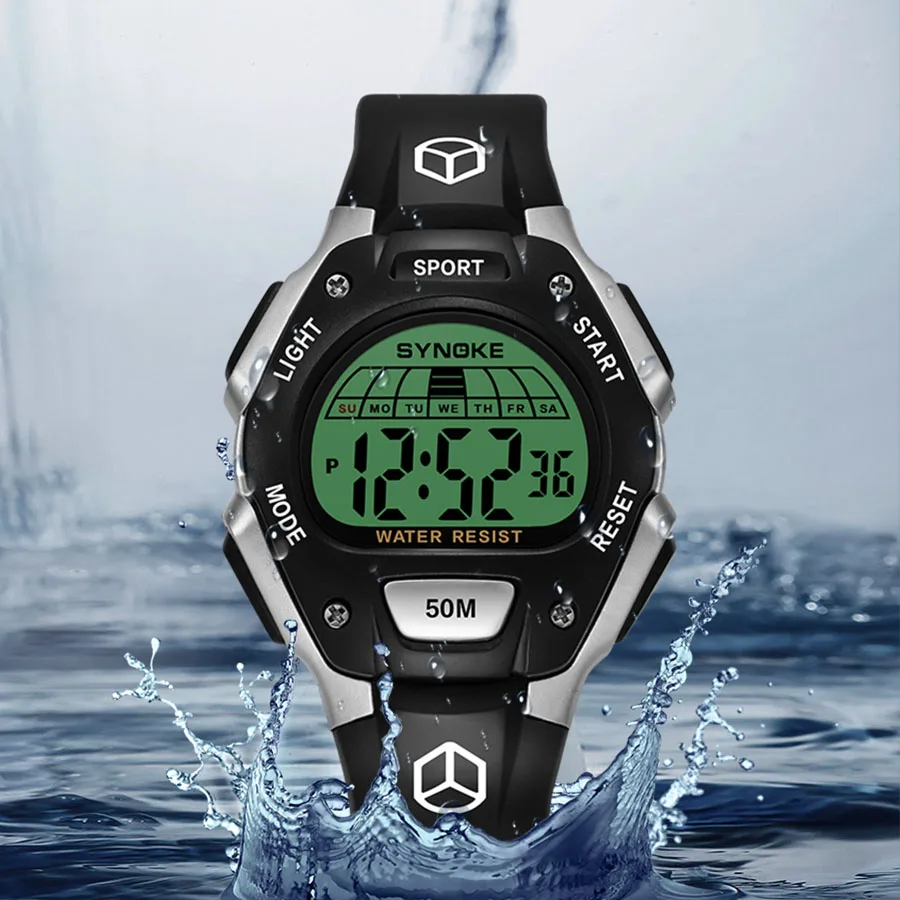 

New Sports Mens Watches Student Digital LED Watch Waterproof Simple Style Electronic Clock For Boy Reloj De Hombre