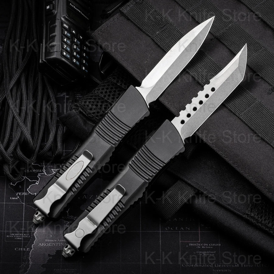 

Micro Knife Mtech Big Dinosaur T6061 Handle Vg10 Steel Tooth-breaking Outdoor Camping EDC Tool Self Defense Fruit Pocket Knife