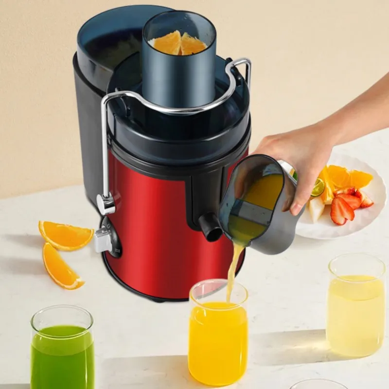 Juicer centrifugal Household large caliber electric juice machine residue separation vegetable Juicer EU UK 6