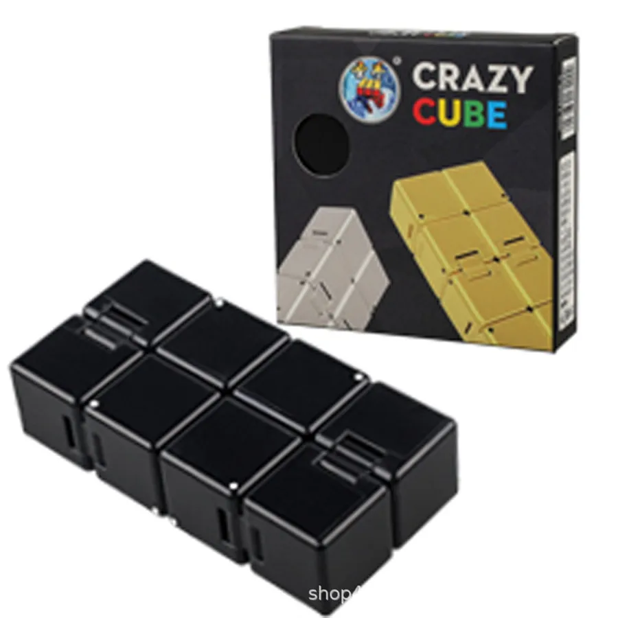 Shengshou 2x2 cubo mágico louco 2x2 cubo infinito quatro cores quebra-cabeça de velocidade profissional cubo mágico brinquedos aniversário presentes de natal