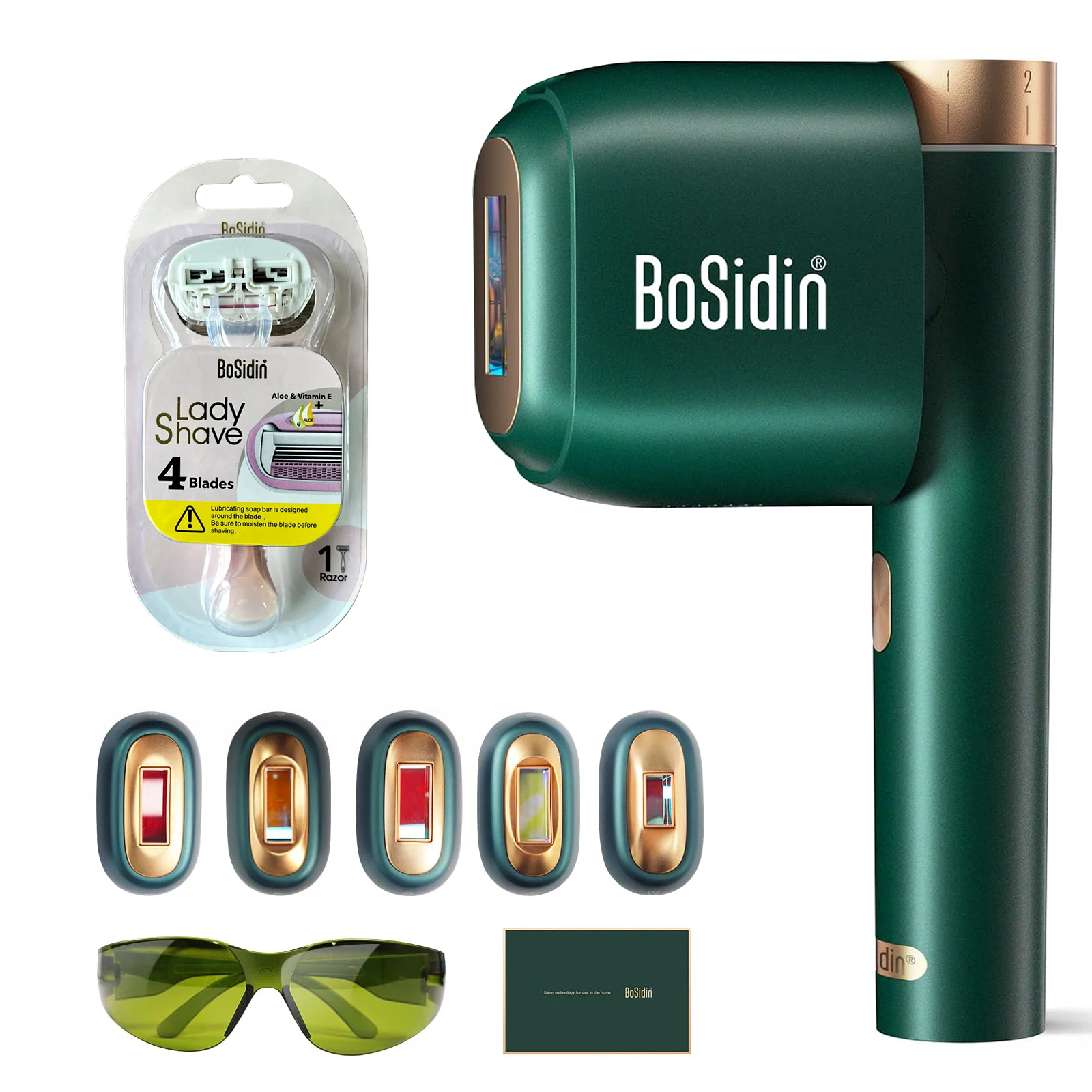 BoSidin 脱毛器 脱毛器 BoSidin 光美容器 家庭用脱毛器 全身脱毛 スキンケア