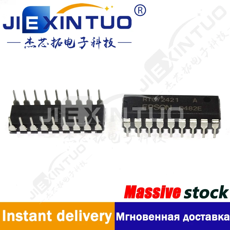 Rtc-72421A Muslimic Rtc Clk/Calendar Par 18Dip Orologio In Tempo Reale (Rtc) Ic Orologio/Calendario Parallelo 18-Dip (0.300 ", 7.62Mm)