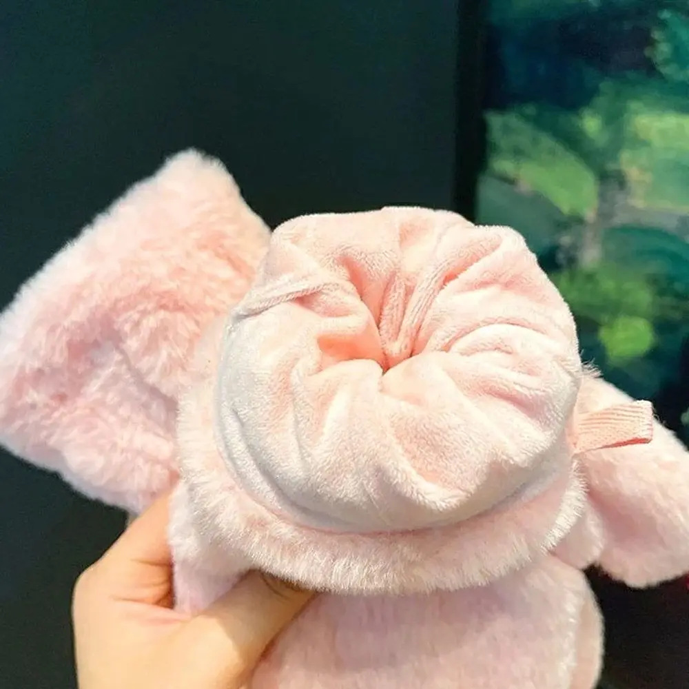 Outdoor Windproof Women Thicken Plush Gloves Keep Warm Soft Fluffy Fur Warm Gloves Tight Cuff Cold Protection Winter Mittens