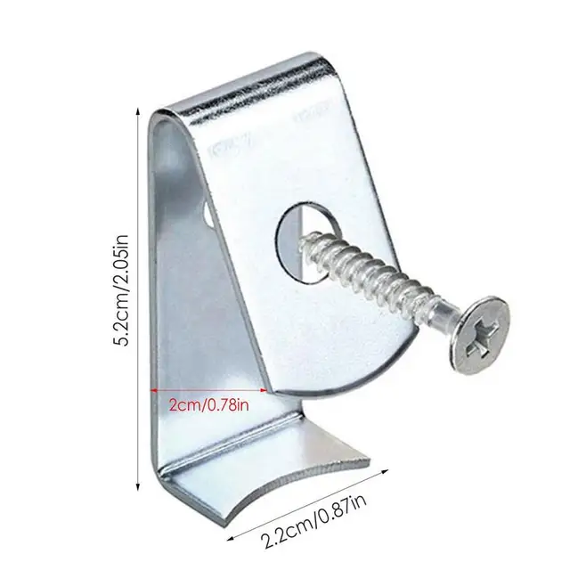 12Db Falra Szerelhető Virágcserép -Tartó Klip Csavarnövény -Fazék Függő Horgok Agyag Edény Fogasok Otthoni Kerítések Teraszos Kerti Erkély - Image 6