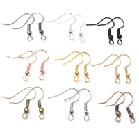 100pcs/lot 20x17mm DIY Earring Findings Earrings Clasps Hooks Fittings DIY Jewelry Making Accessories Iron Hook Earwire Jewelry 1