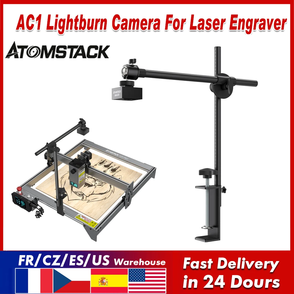 Atomstack Maker Ac1 Lightburn Camera For Laser Engraving Machine Precise Positioning Hd