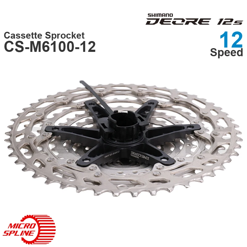 SHIMANO DEORE M6100 12v Cassette Sprocket CS-M6100-12 12-Speed