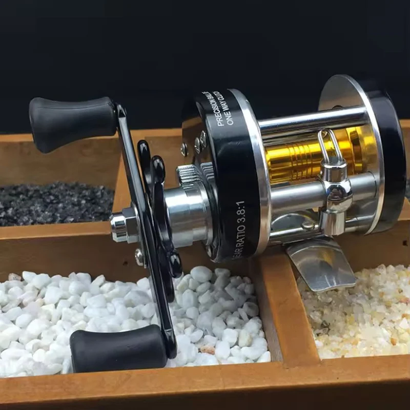 Moulinet baitcasting WEIHE CL25 tout métal casting exquis pour pêche au leurre