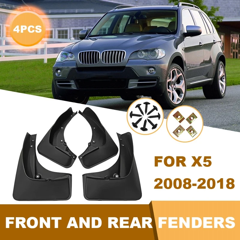 

Переднее и заднее Брызговики для BMW X5 2008-2018