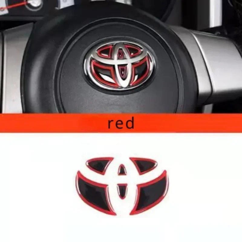 Car Steering Wheel Stickers Carbon Fiber Trims Inner Sticker For Toyota Prius Corolla Rav4 Yaris Verso Camry Interior Decals Accessories