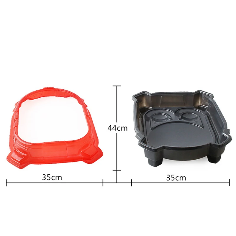 Spinning Top Toy Plate Burst Gyro Arena Disk 44x35x8cm Stadium Exciting Duel Spinning Top Accessories For Child - 6