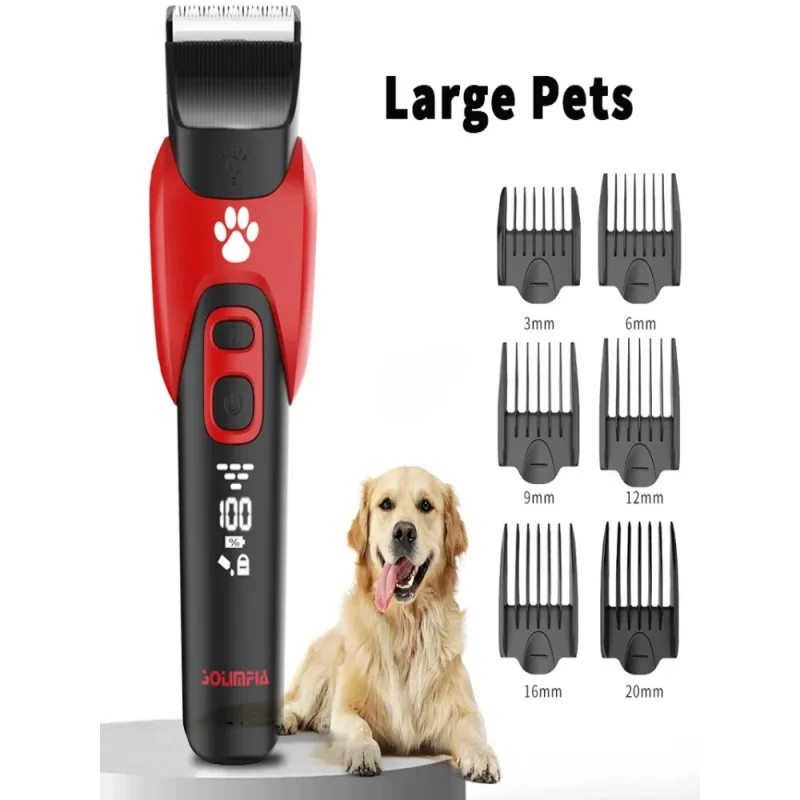 

Electric Professional Pet Clipper Big Dog Trimmer Shaver Rechargeable Animal Cats Cutting Machine for Sheep