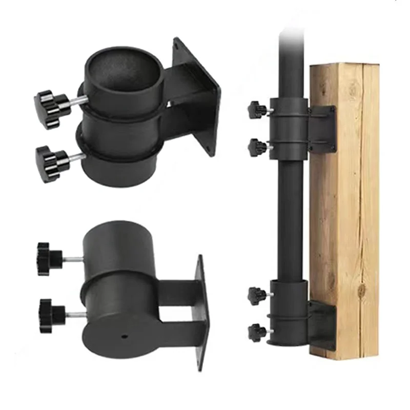 Durable Patio Umbrella Holder,Offset Umbrella Stand Deck Mount Bracket For Fences,Balcony Or Courtyard