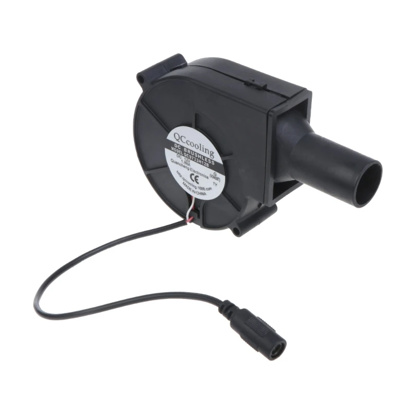

1.88A 5300RPM BBQ Fan Small Portable-Turbo Blower with Air Collecting Port Power Supply Speed Controller Cooking Blower