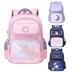 School Backpack for Children Cartoon Print Schoolbag  Kindergarten Cute Teenager Boys Girls Student Bag
