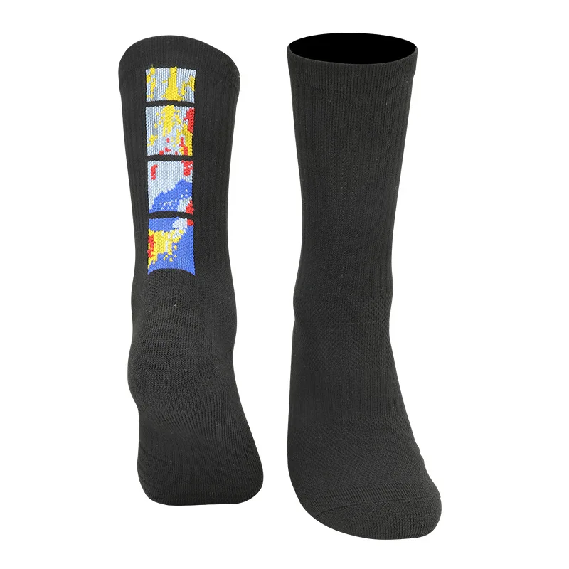 

Youth Boys Girls Sports Crew Socks Cushioned Athletic Compression Basketball Socks Thick Outdoor Socks Running Soccer Football