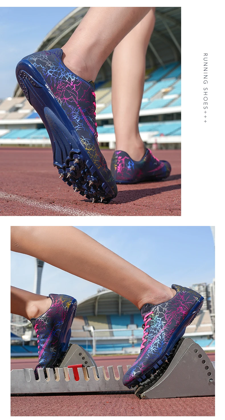 Description Picture 3 of itemProfessional Spikes Track & Field Shoes for Men Women Kids Breathable Racing Jumping Sprint Running Sneakers Size 35-45