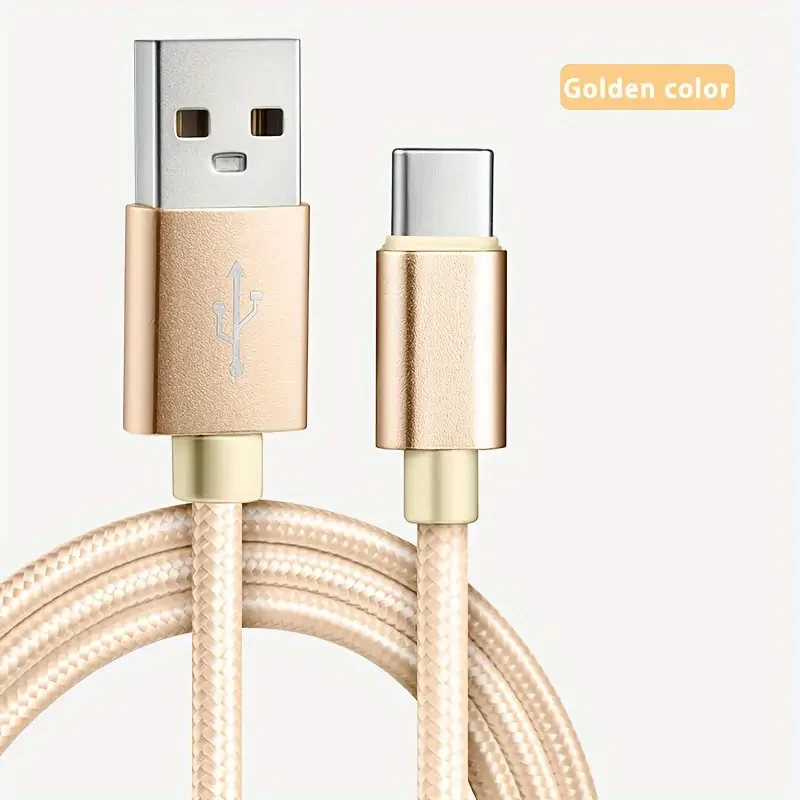 High-Speed USB Charging Cable - 1M Long Durable Data Charger Cord
