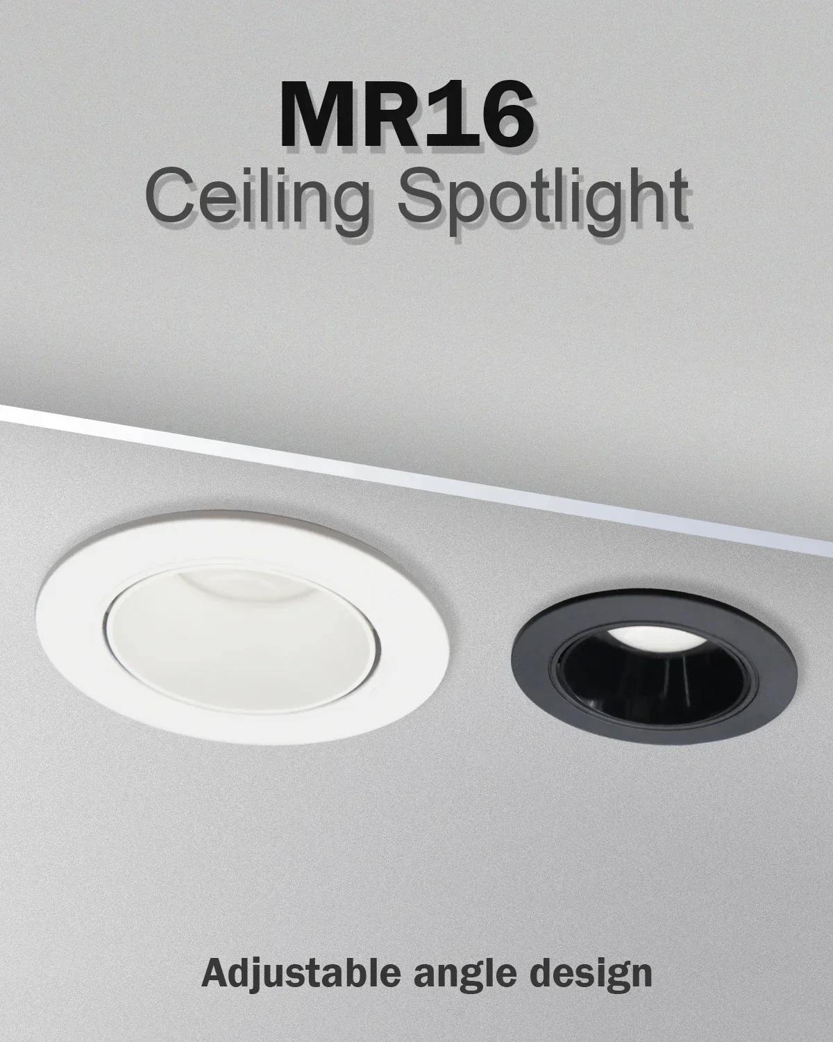 Description Picture 2 of item10-50pcs Low pressure MR16 6W LED Spotlight Bulb DC 12V 24V Ceiling  Warm light Angle Adjustable Rotating Indoor Lighting