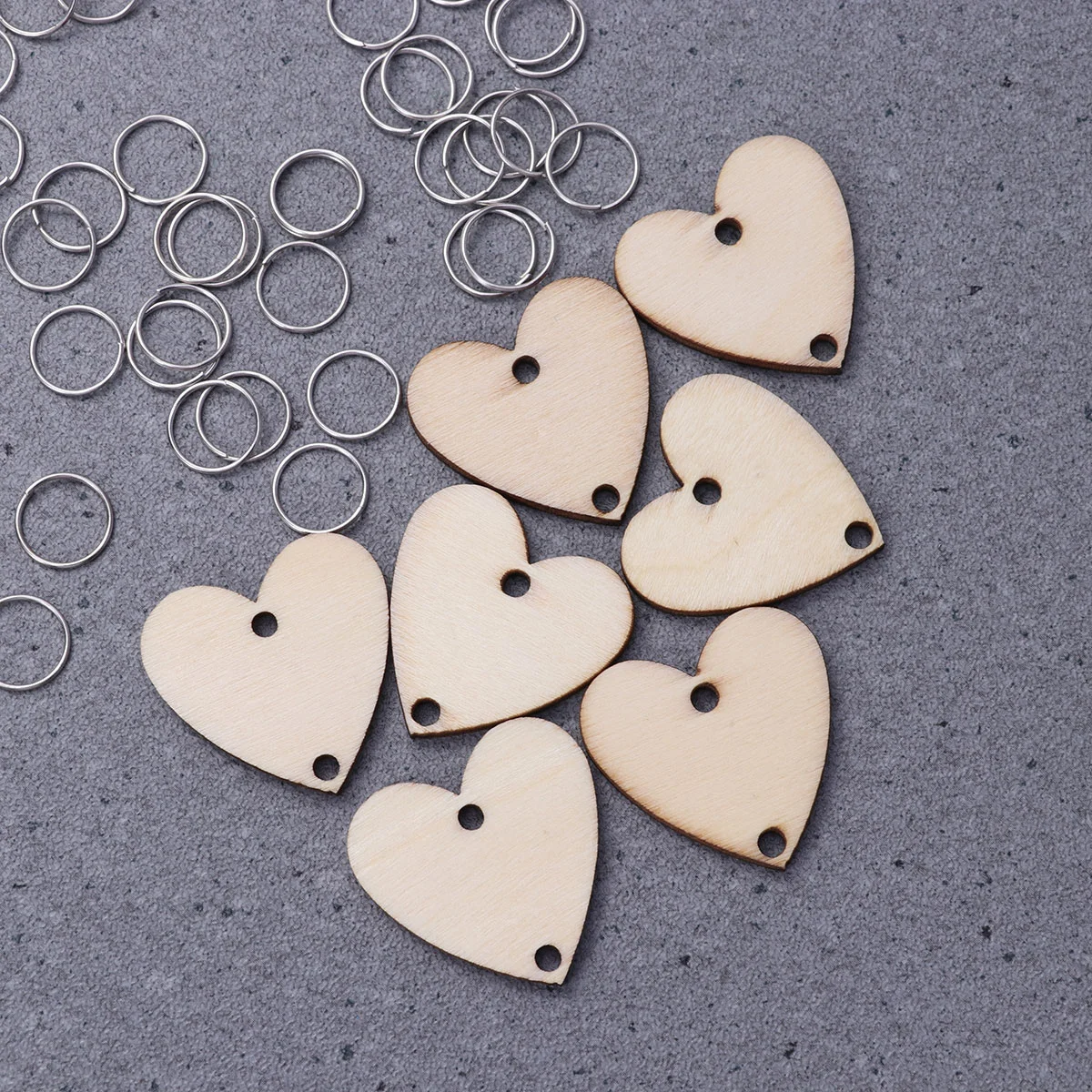 Wooden Calendar Birthday Hanging Slices Wood Board Heart Reminder Wall Crafts Hearts Family Plaque Tags Discs Piece Diy Round desk calendar,wall calendar